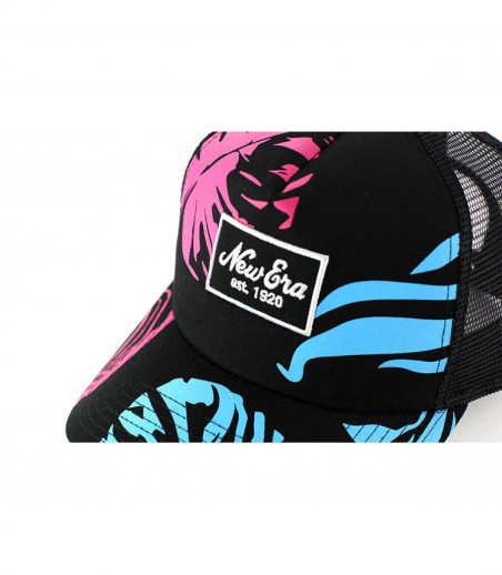 Gorra filet fleurs negro Gorra filet fleurs negro